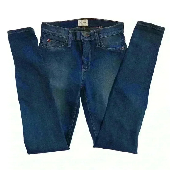 Hudson Nico Midrise Super Skinny Jeans 24 w/ flaw - Picture 4 of 12